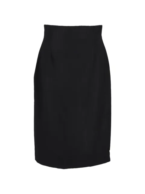 Gianfranco Ferré Pre-Owned Office wool midi skirt