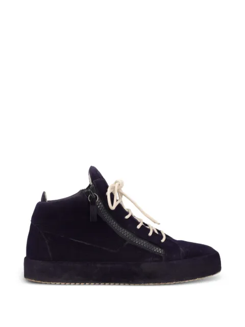 Giuseppe Zanotti Vintage zip-detail leather sneakers