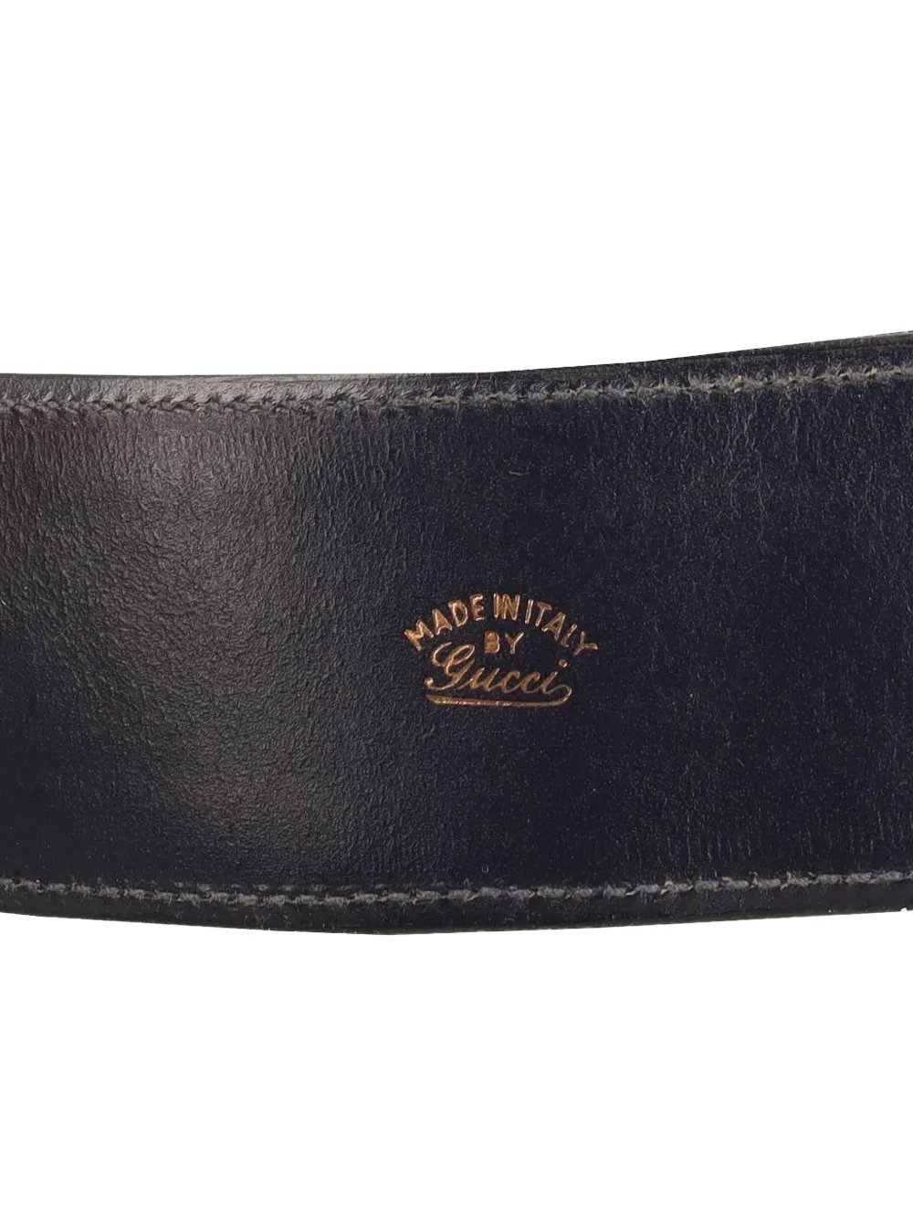 Bicolour Suede Buckle Belt