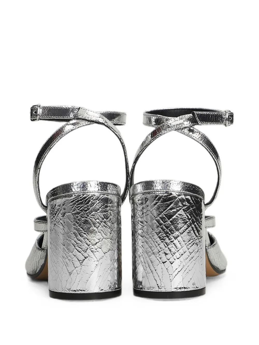 Maison Margiela Tabi buckle-fastening pumps Zilver