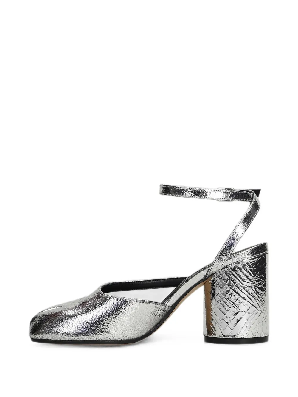 Maison Margiela Tabi buckle-fastening pumps Zilver