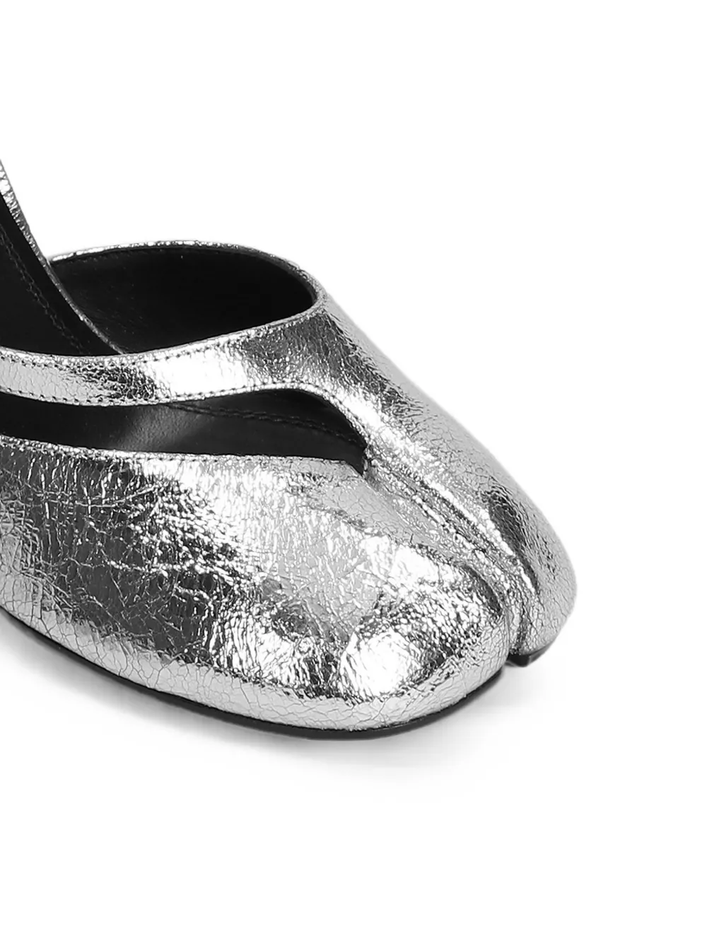 Maison Margiela Tabi buckle-fastening pumps Zilver