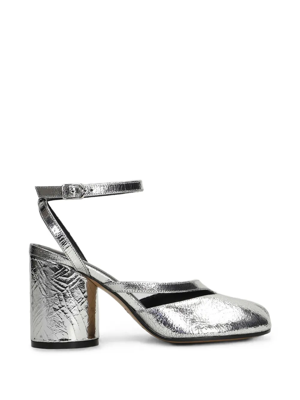 Maison Margiela Tabi buckle-fastening pumps Zilver