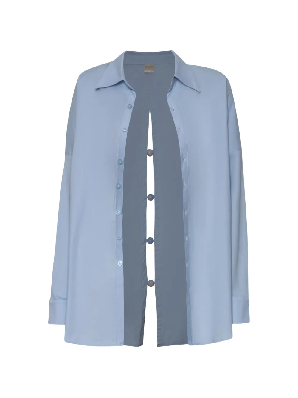 Baobab Camicia Wayra con spacco posteriore - Blu