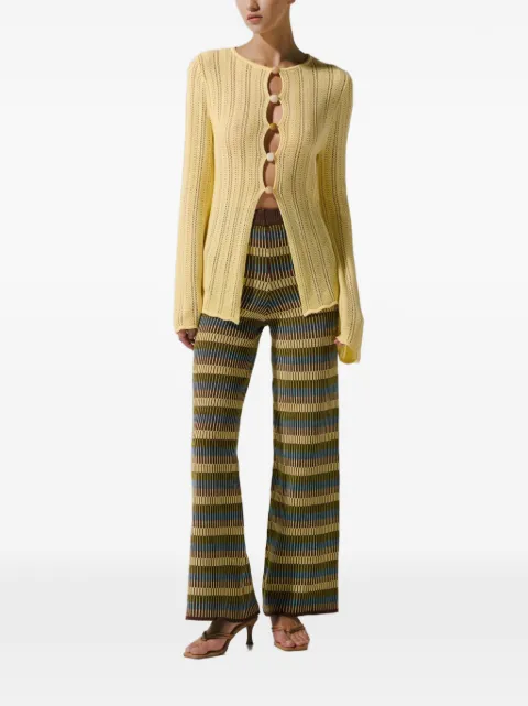 Baobab Kina striped wide-leg trousers