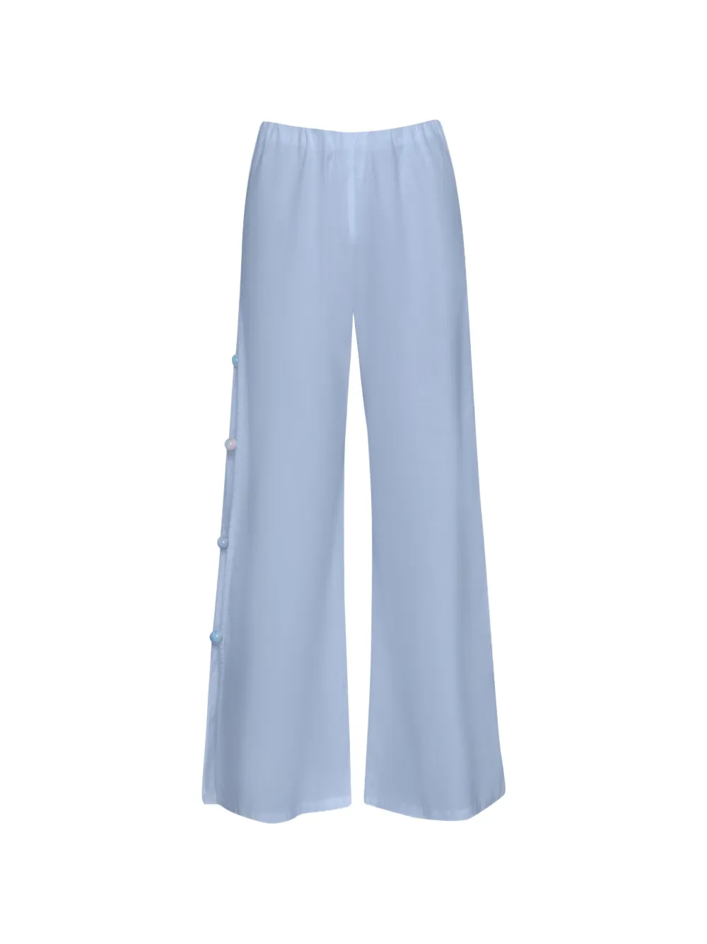 Baobab Wayra palazzo broek met elastische tailleband Blauw