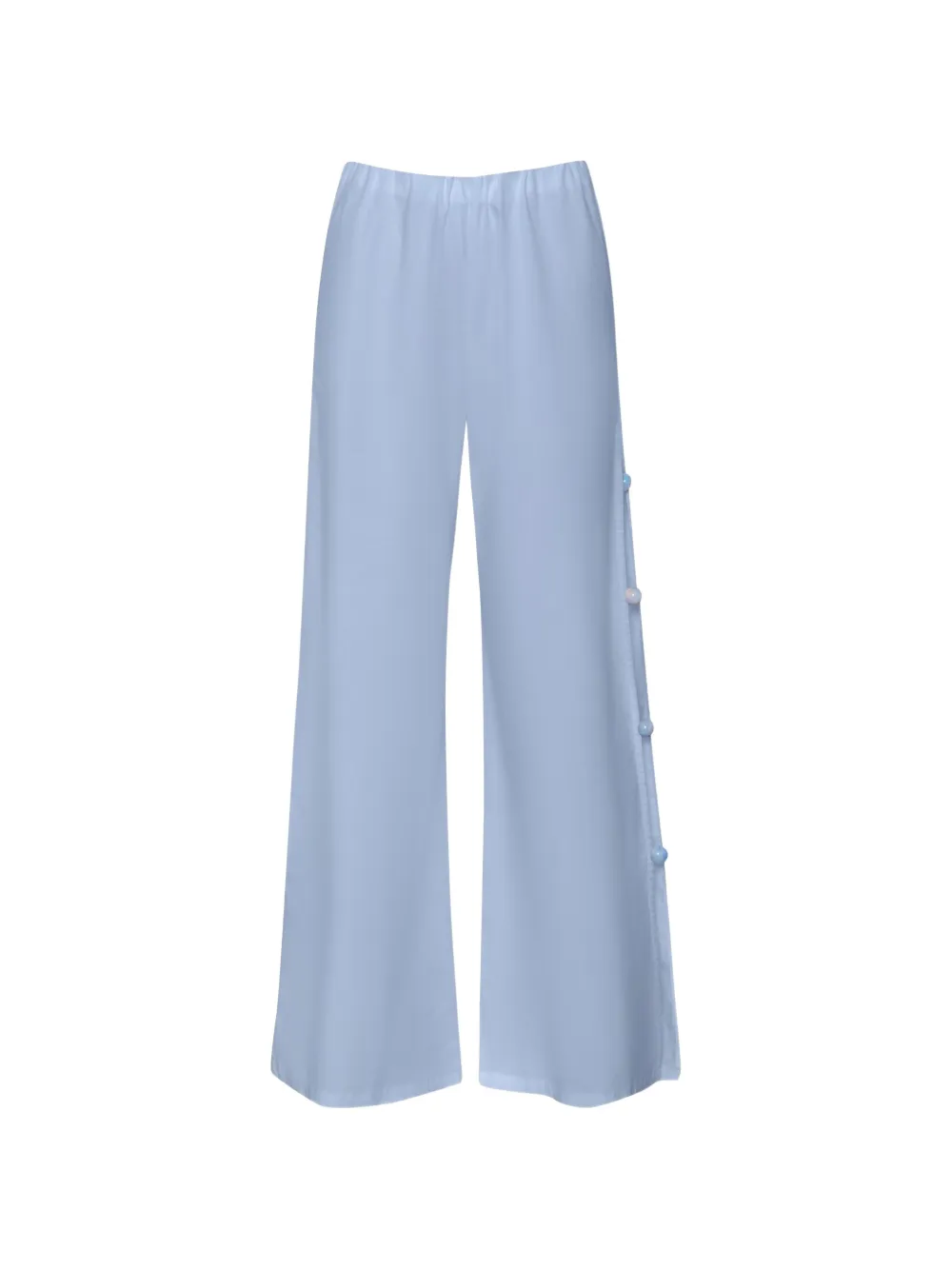 Baobab Pantaloni a palazzo Wayra con vita elasticizzata - Blu