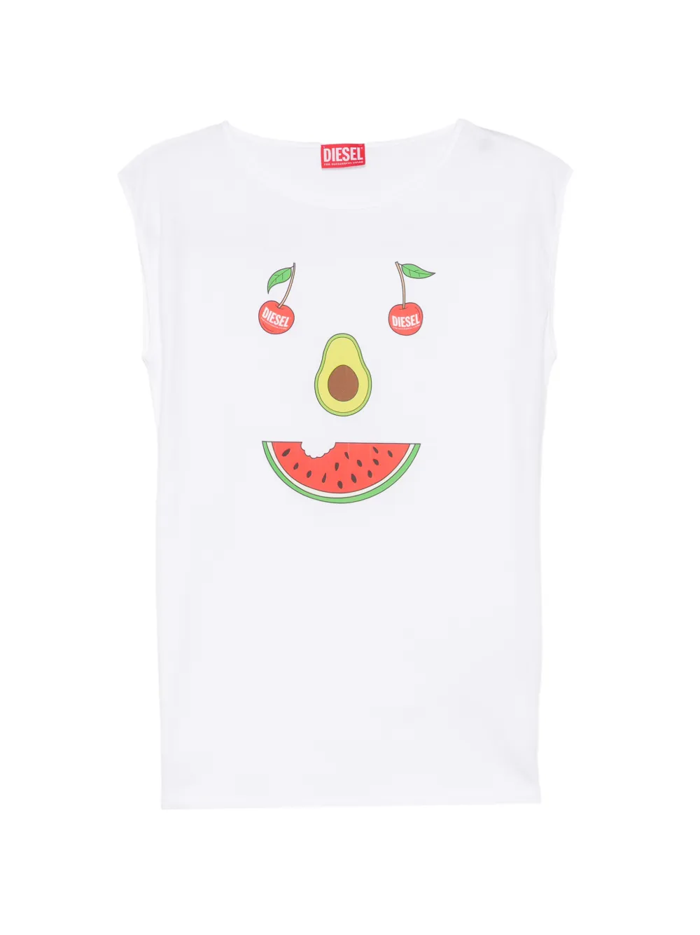Diesel Kids fruit print swimwear - Bianco
