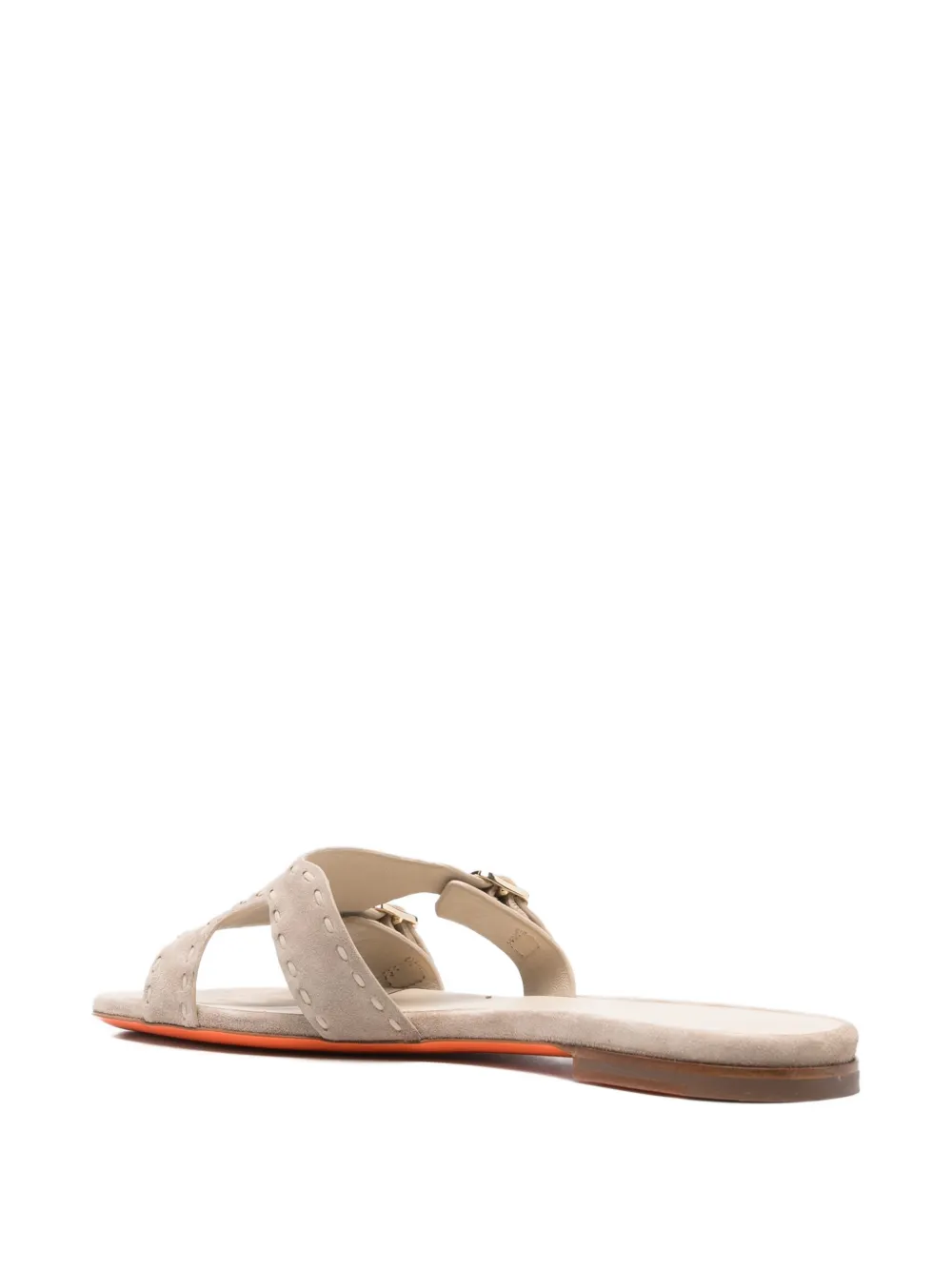 Santoni buckle didi sandals Beige