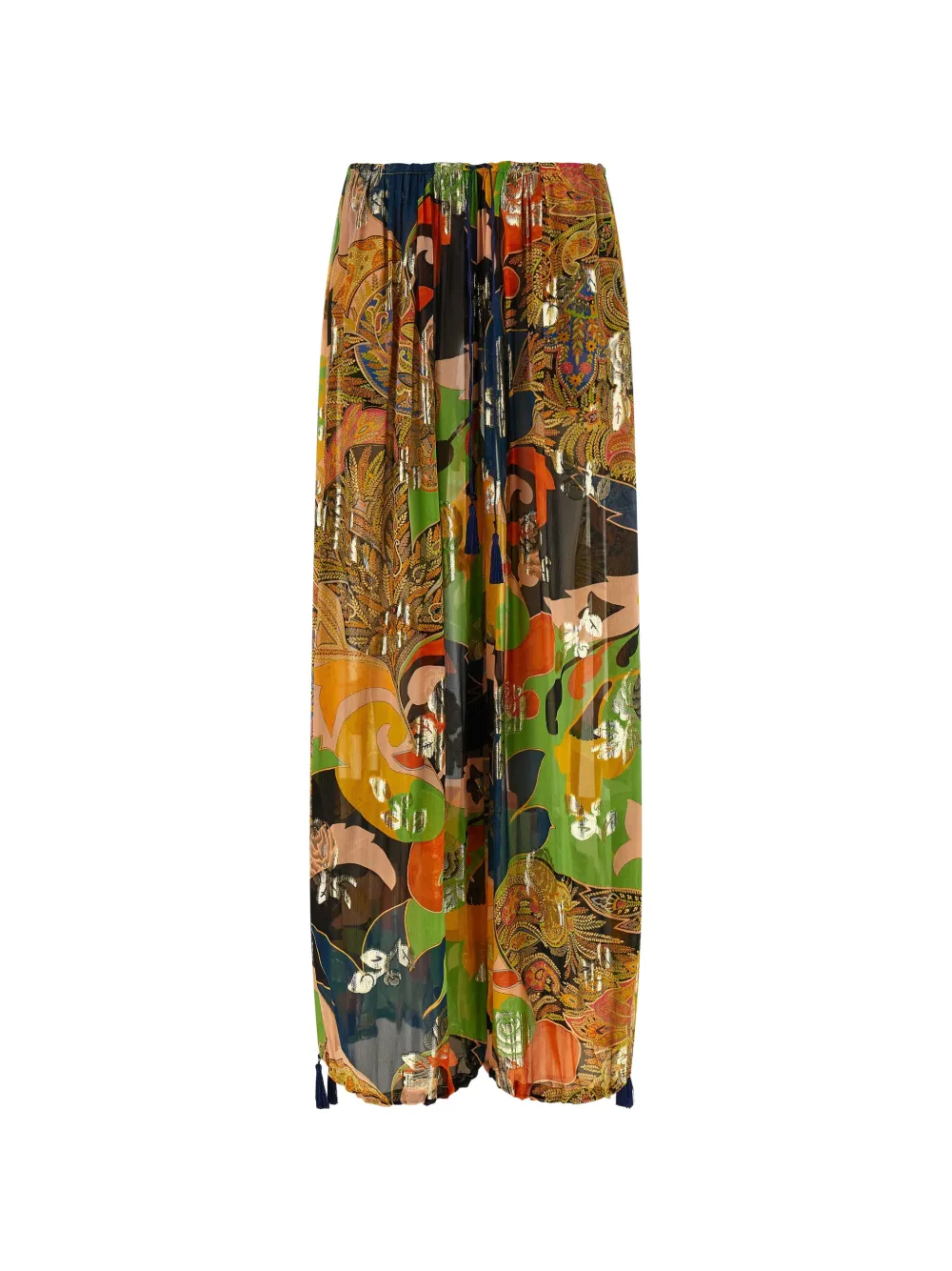 ETRO paisley-print palazzo pants - Arancione