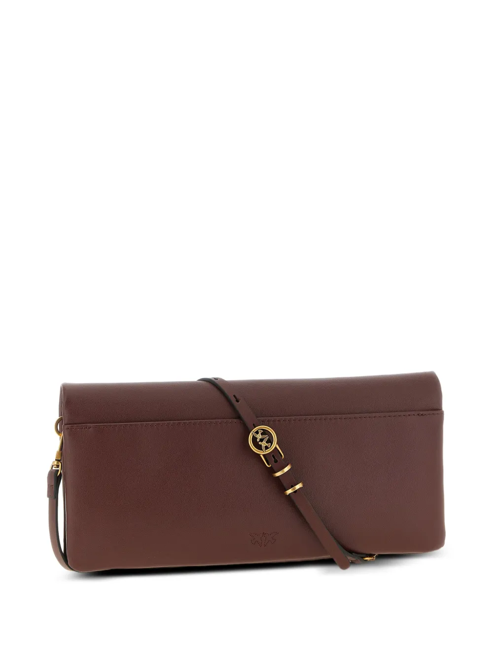 PINKO Love Bag Click Soft Horizontal medium leren crossbodytas Rood