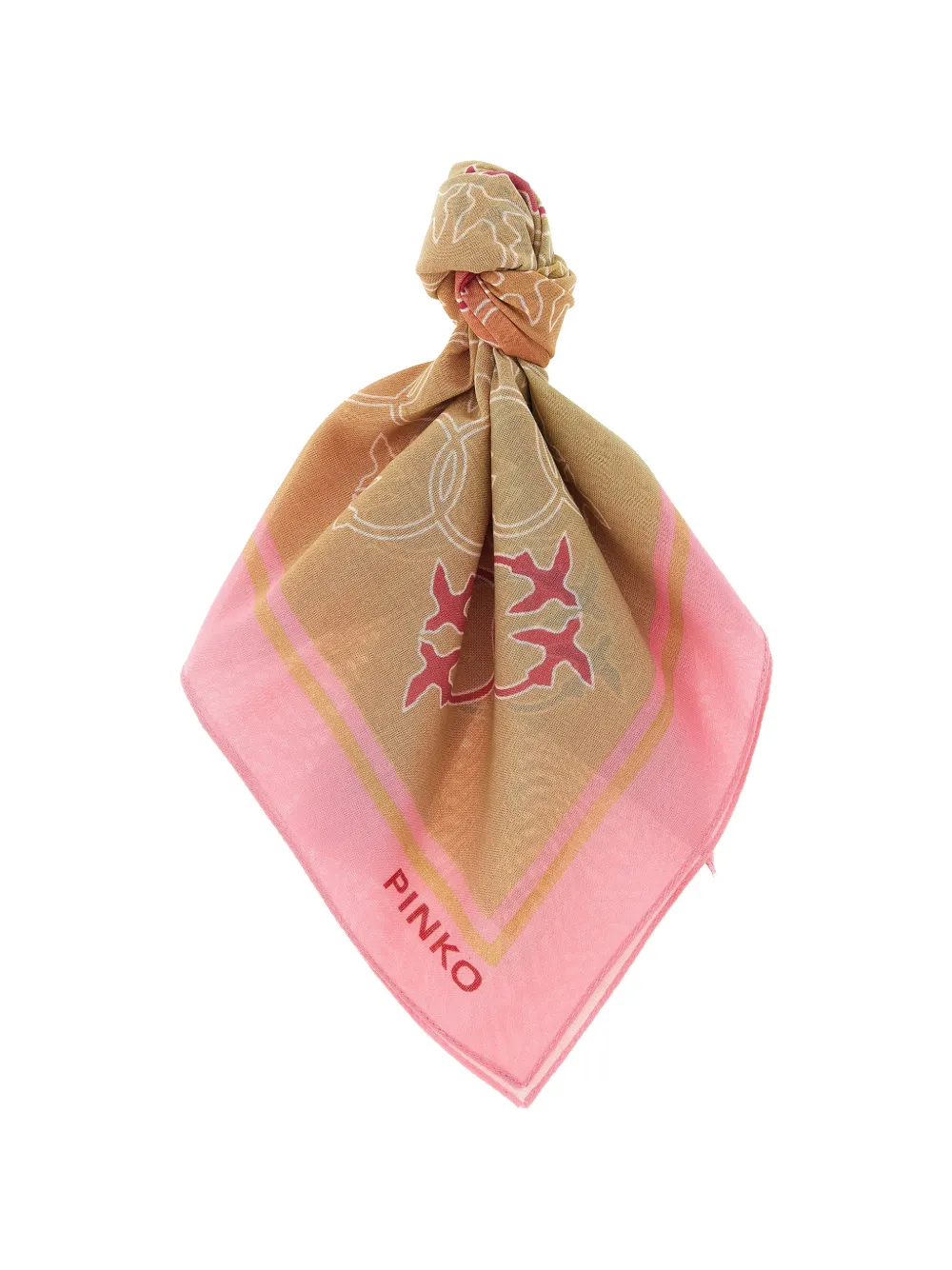 PINKO printed scarf - Rosa