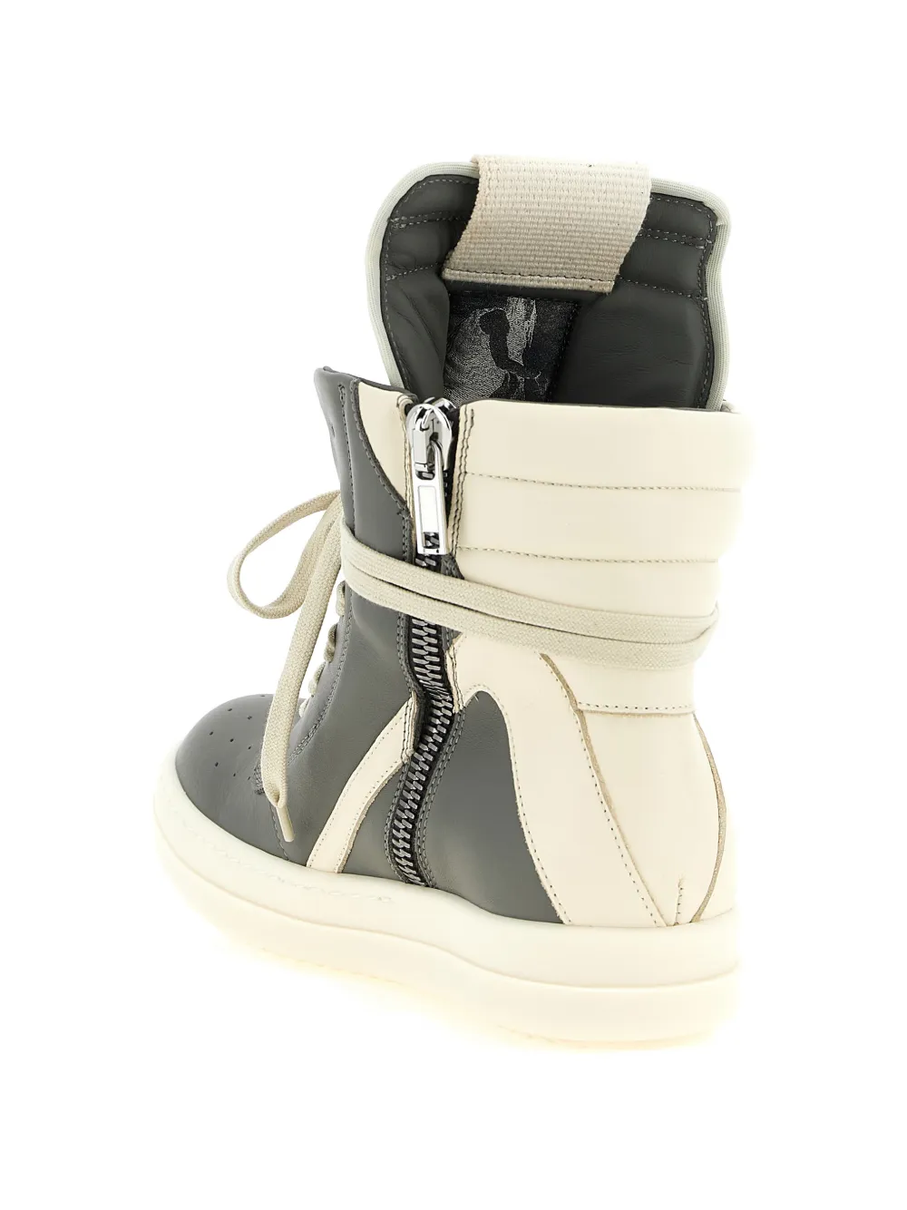 Rick Owens Geobaskets leren sneakers Grijs