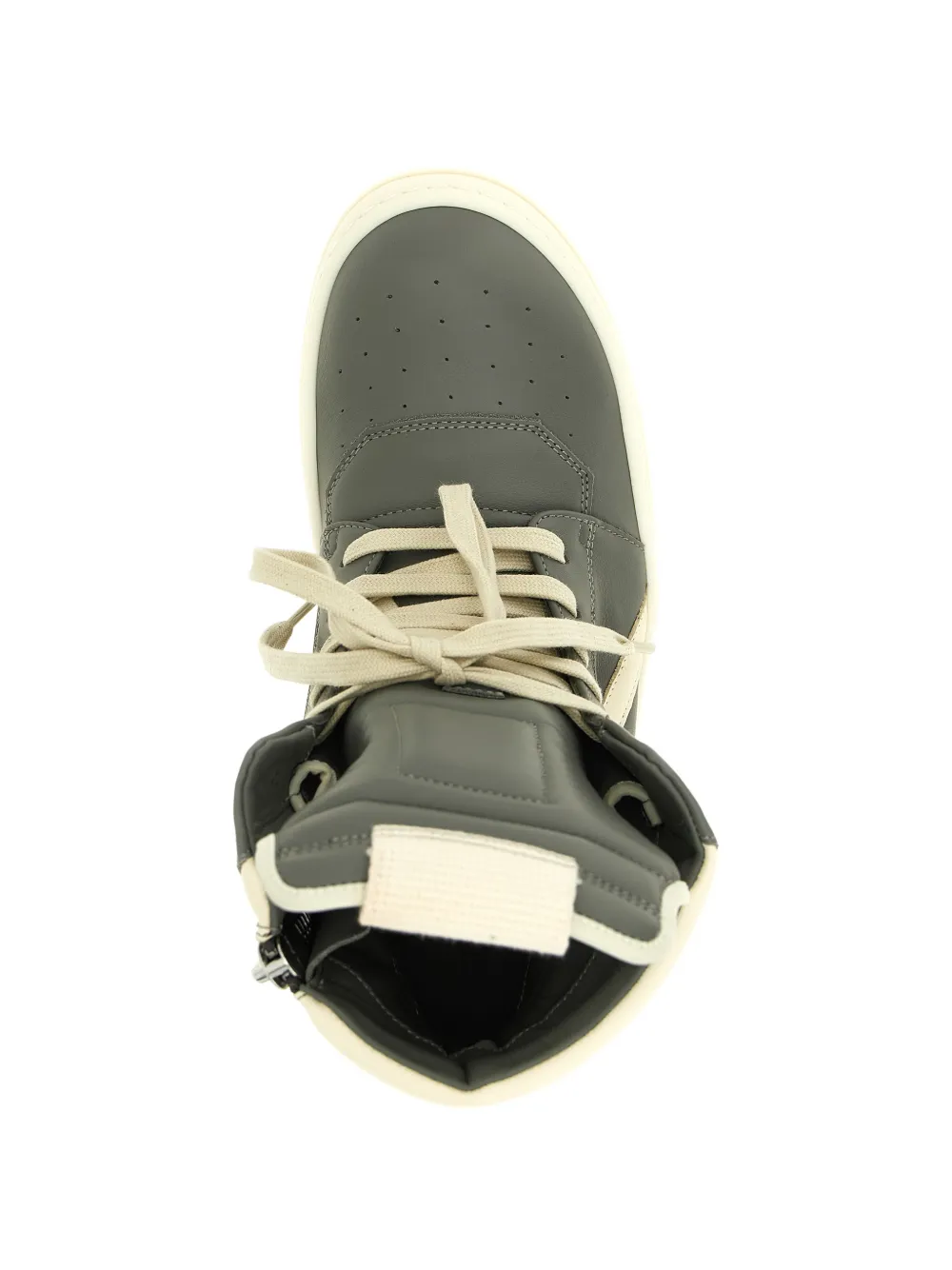 Rick Owens Geobaskets leren sneakers Grijs