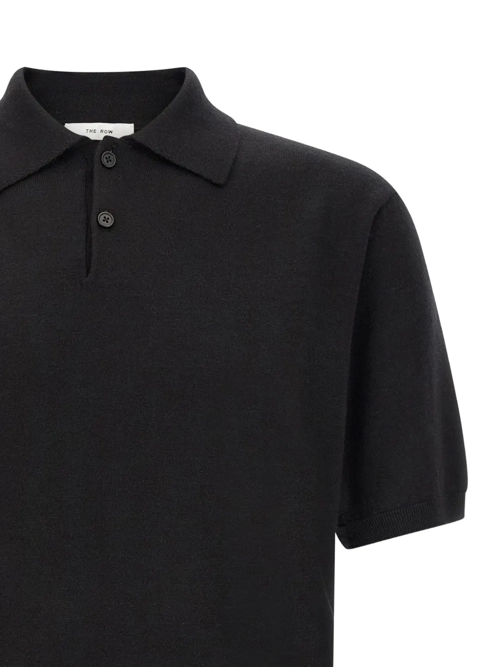  The Row Borges Polo Shirt - Black 