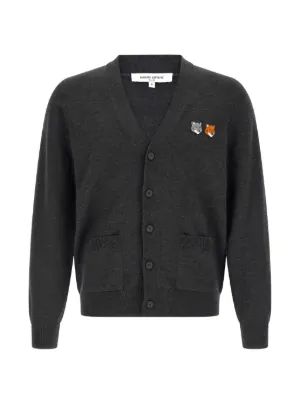 AMI Paris Ami De Coeur カーディガン | グレー | FARFETCH JP