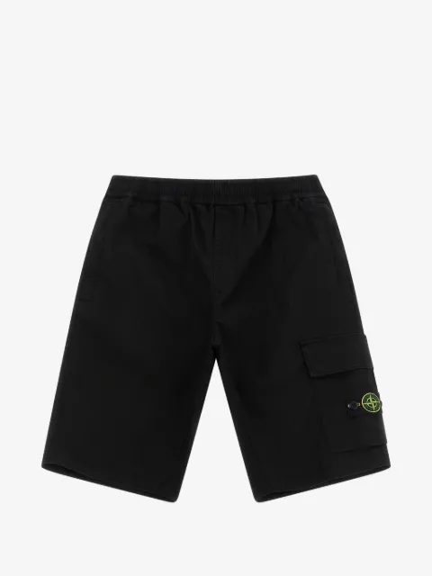 Stone Island Junior Compass cargo shorts