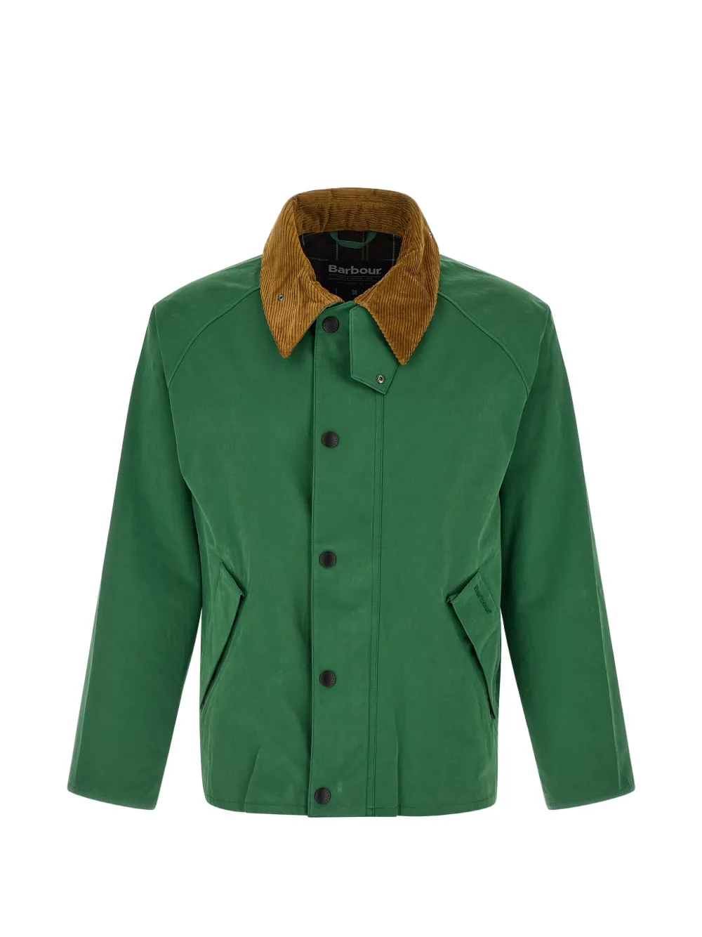 Barbour Transporter corduroy-collar jacket - Grün