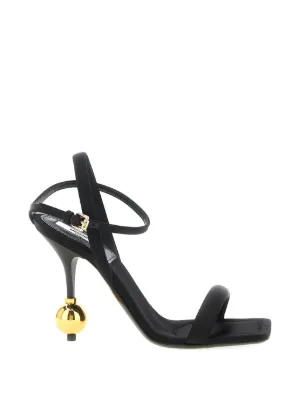 Dolce & Gabbana ビジュー サンダル | ブラック | FARFETCH JP