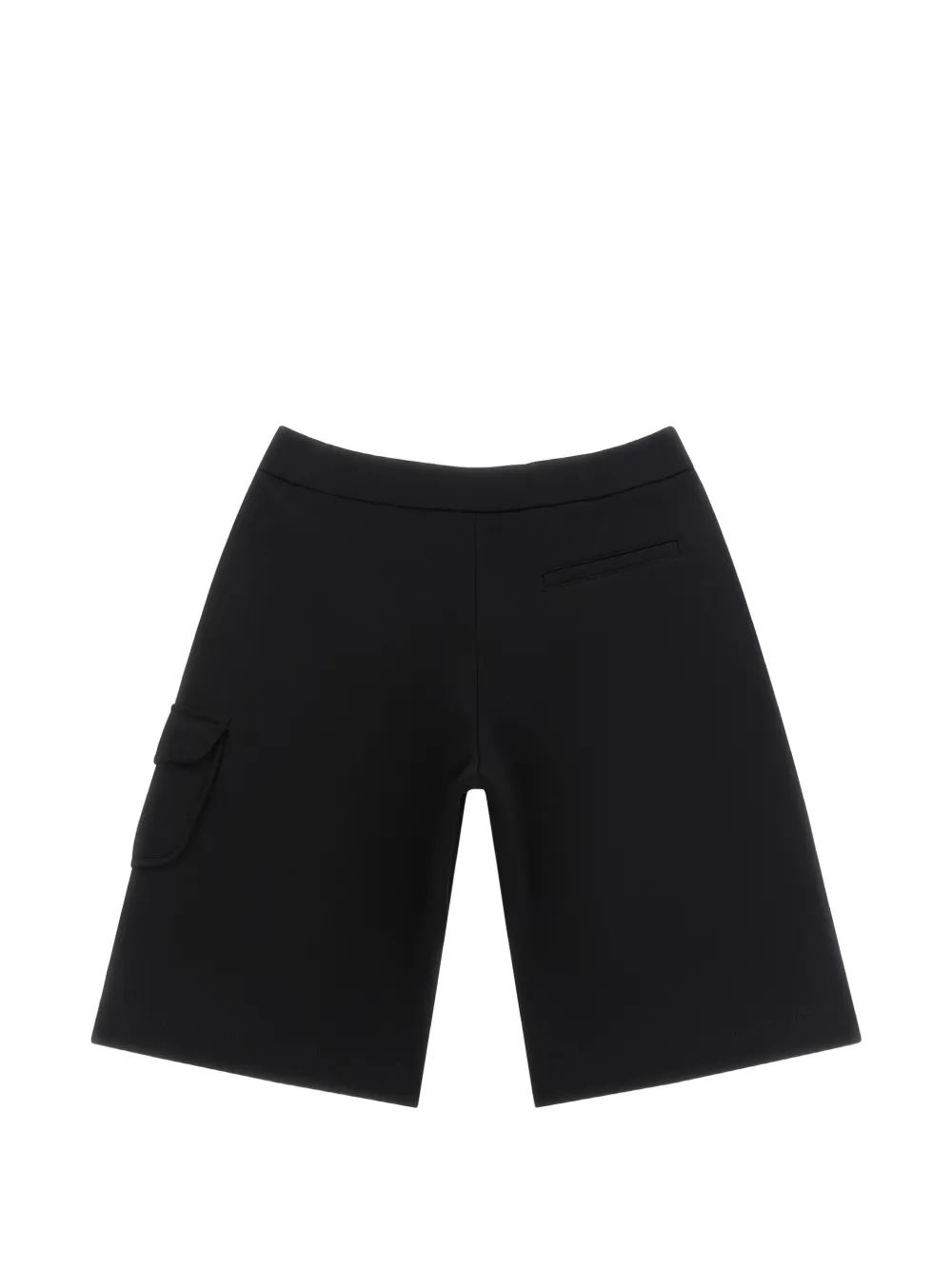 Moncler Enfant Cargo bermuda shorts met logopatch Zwart