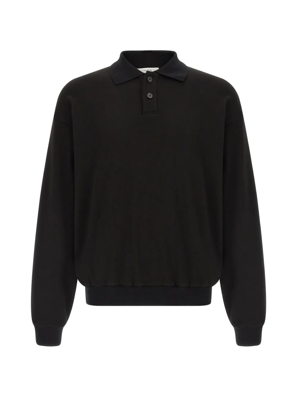 The Row Ry two-button polo shirt - Nero