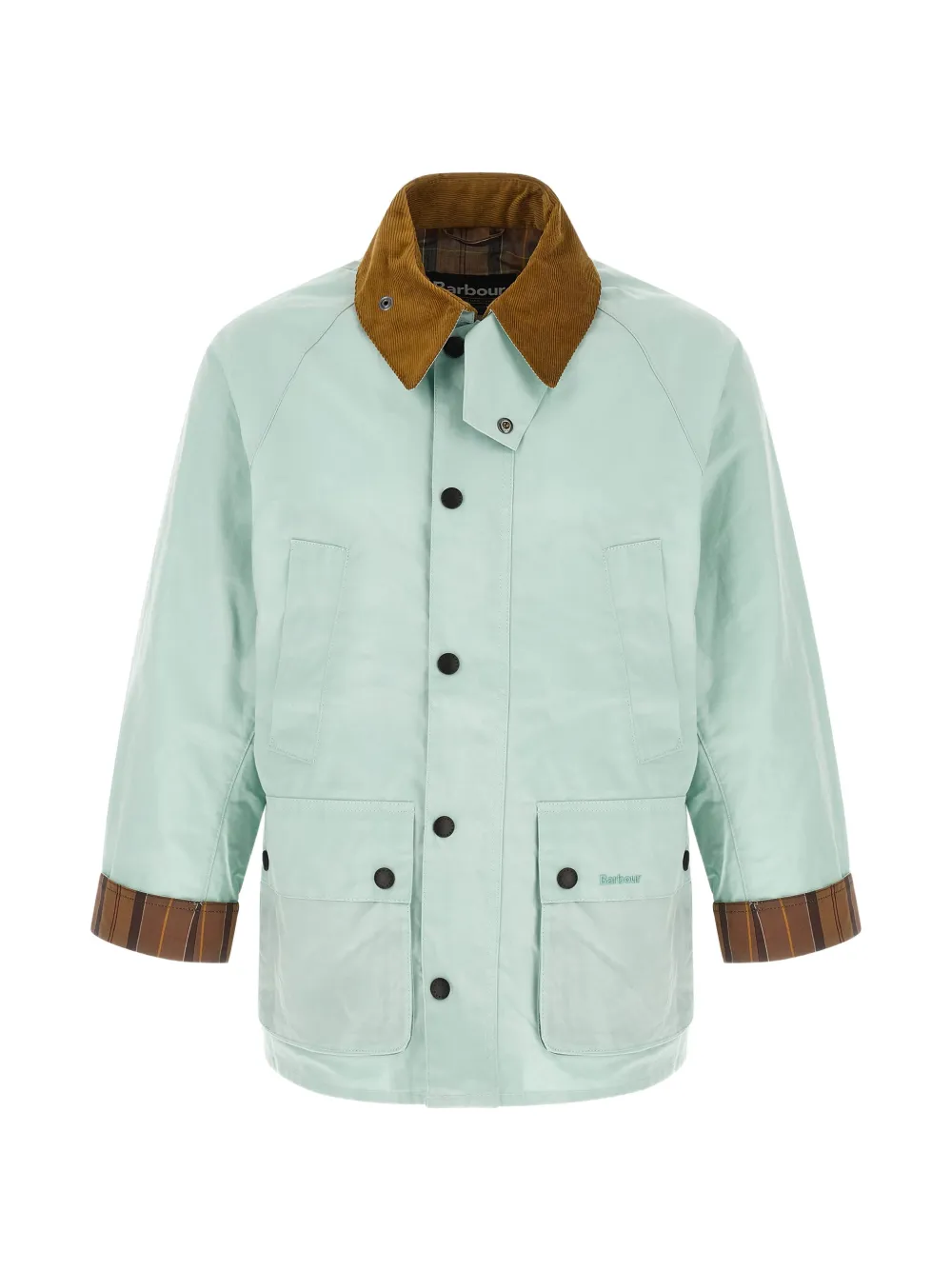 Barbour Bedale corduroy-collar jacket - Blau