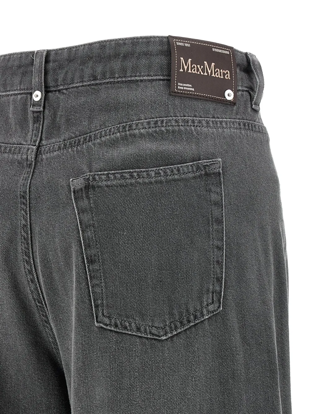 'S Max Mara Straight jeans met vervaagd effect Grijs