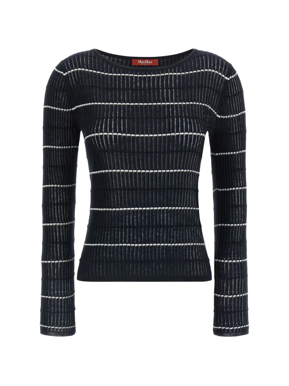 Max Mara Pedone ribbed striped sweater - Blu
