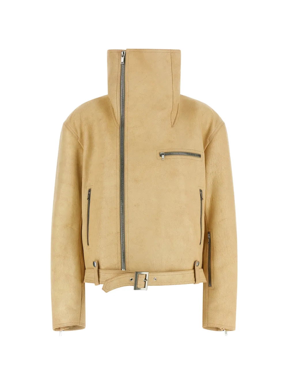 Rick Owens Biker Jumbo Stooges jacket - Nude