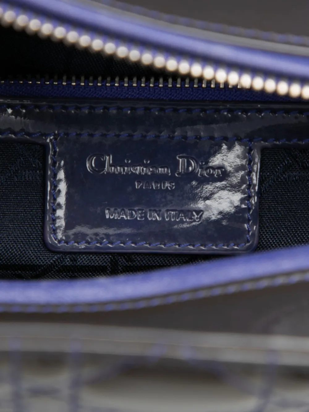 2015 Large Patent Cannage Lady Dior Satchel