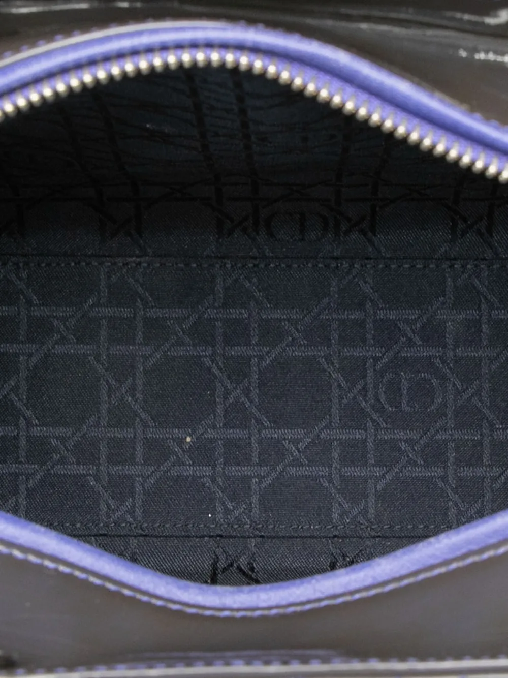 2015 Large Patent Cannage Lady Dior Satchel