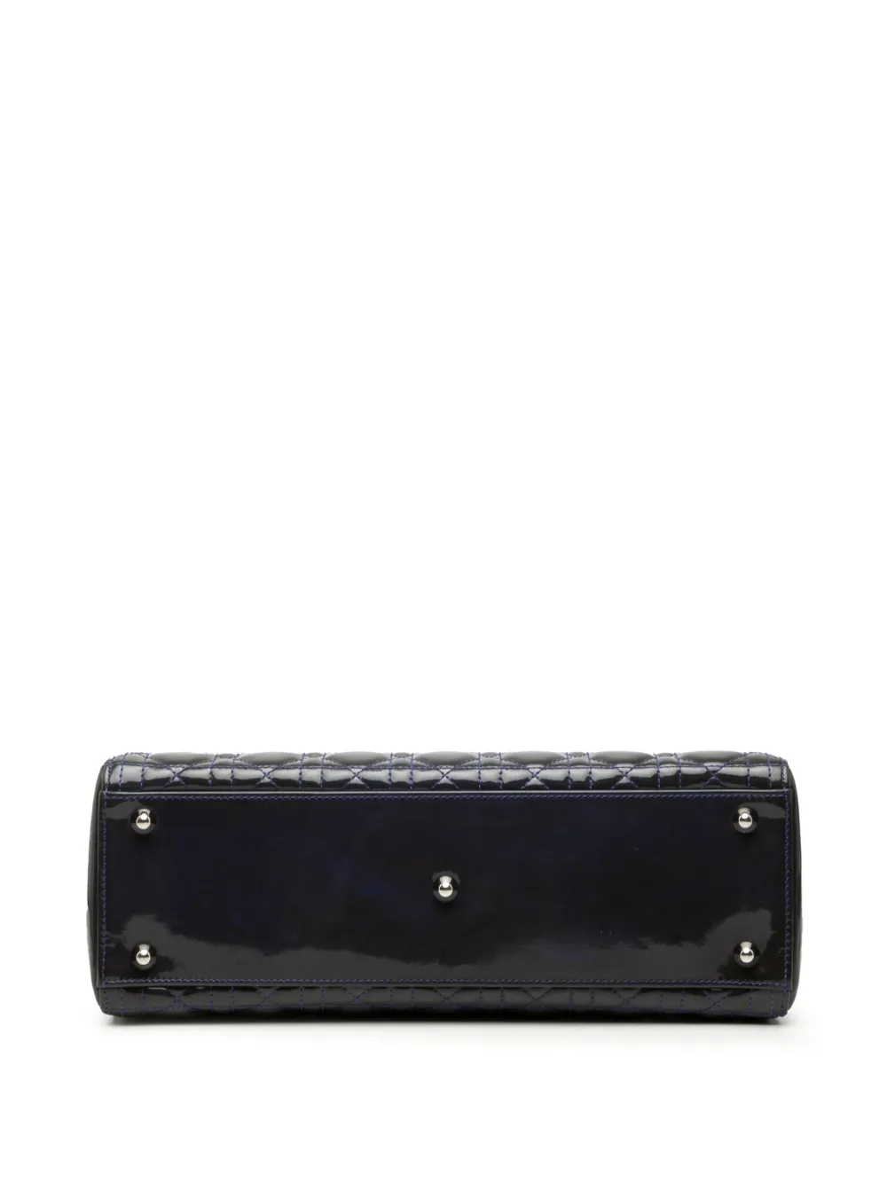 2015 Large Patent Cannage Lady Dior Satchel