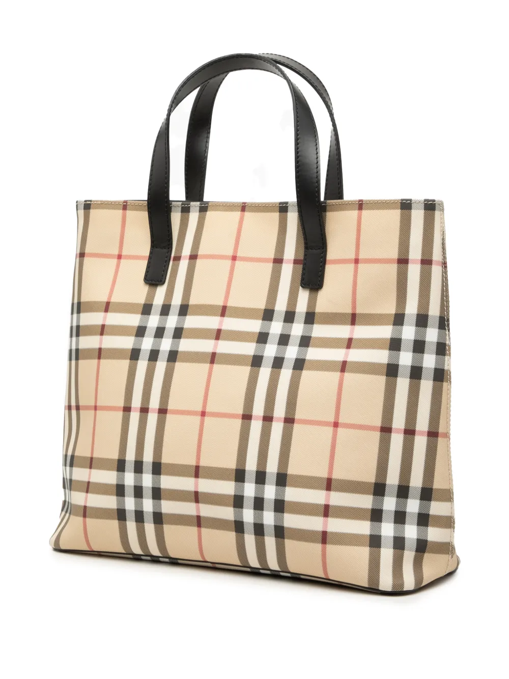 2000-2017 House Check Coated Canvas Tote Bag