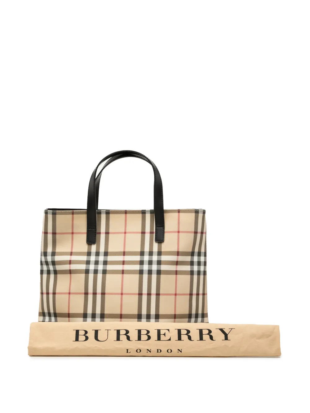 2000-2017 House Check Coated Canvas Tote Bag