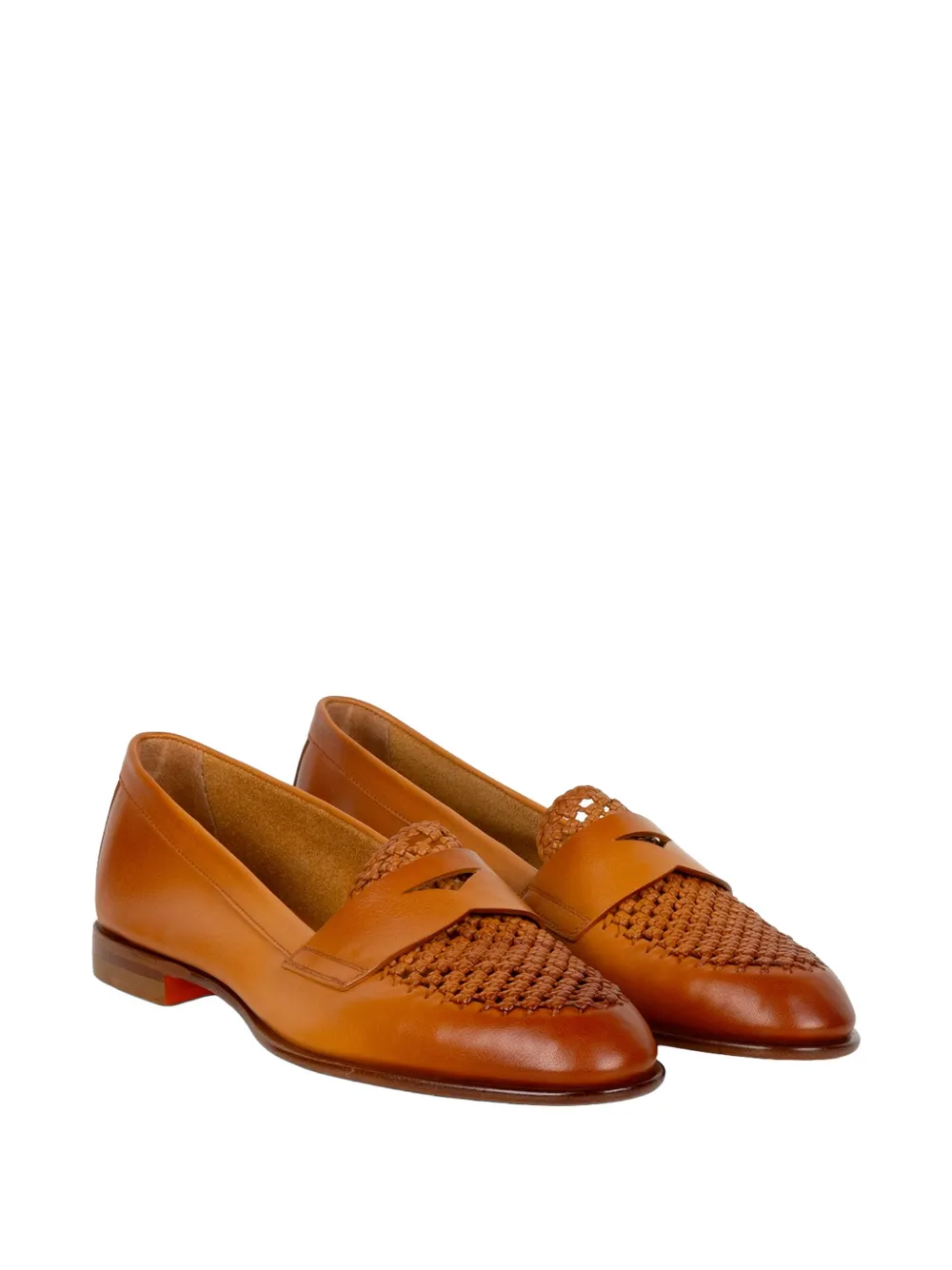 Santoni brown loafers Bruin