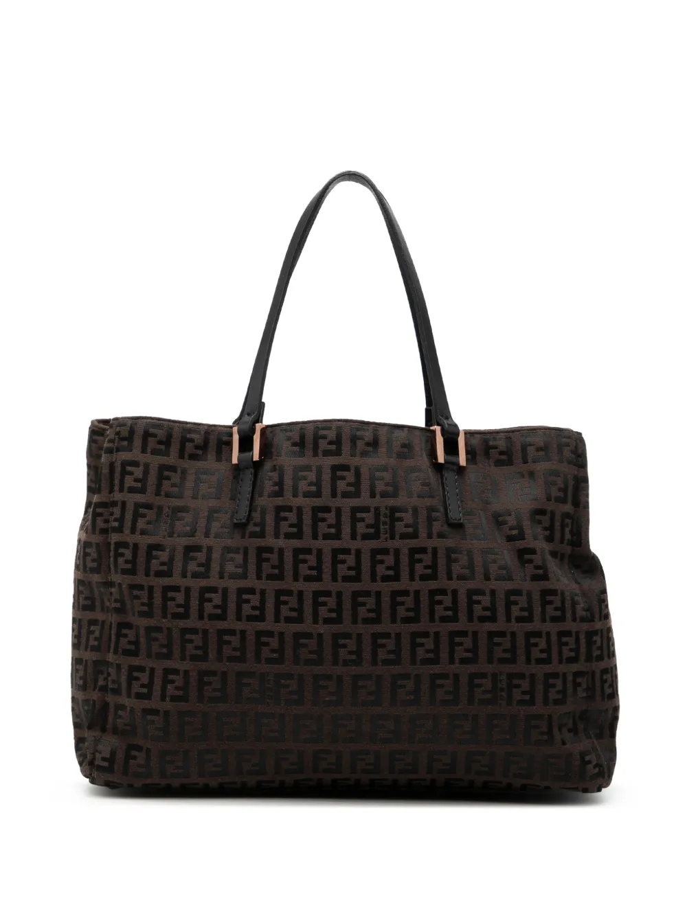 Fendi Pre-Owned 2000-2010 Zucchino Canvas handbag - Marrone