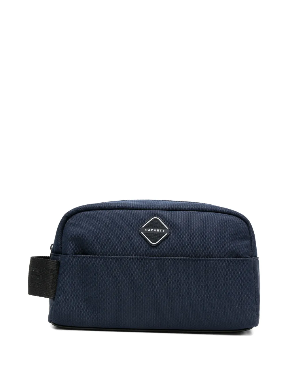 Hackett logo-applique wash bag - Blau