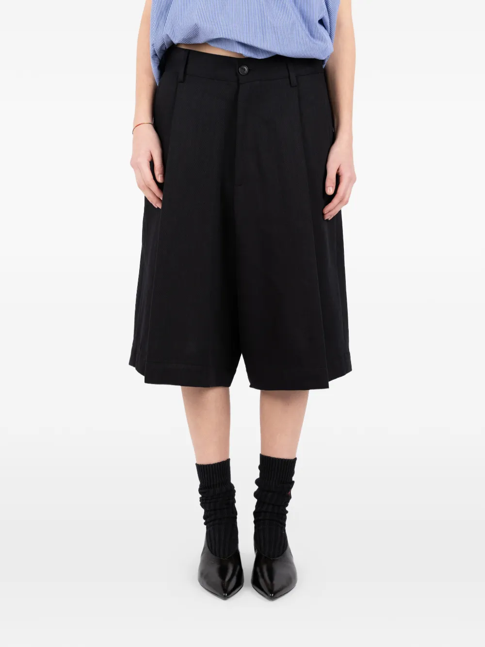 Andrew Pleated Shorts