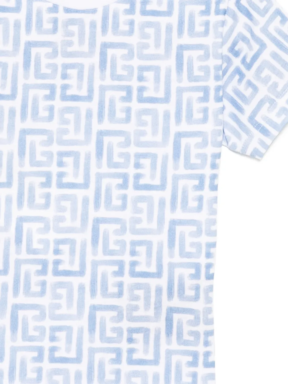  Balmain Kids Camiseta Estampada - Blanco 