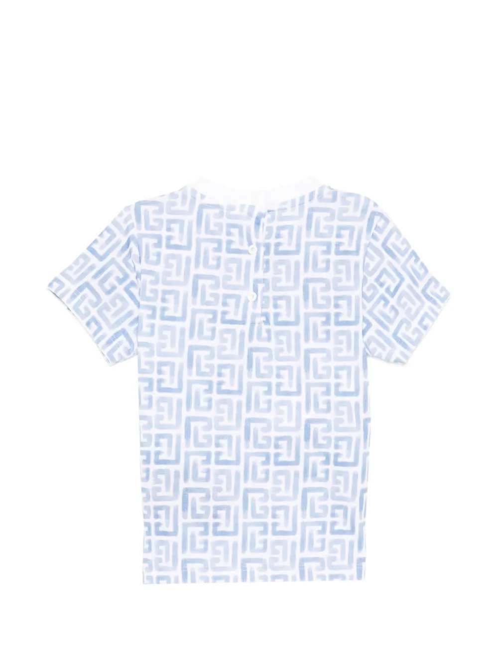  Balmain Kids Camiseta Estampada - Blanco 