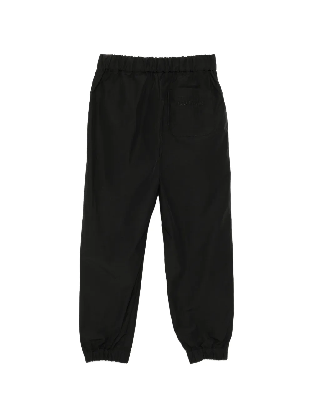 Balmain Kids Broek met geborduurd logo Zwart