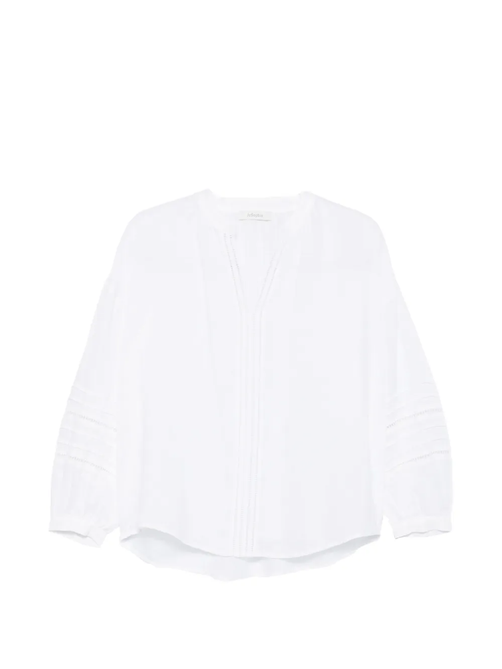 JcSophie Leslie V-neck blouse - Bianco