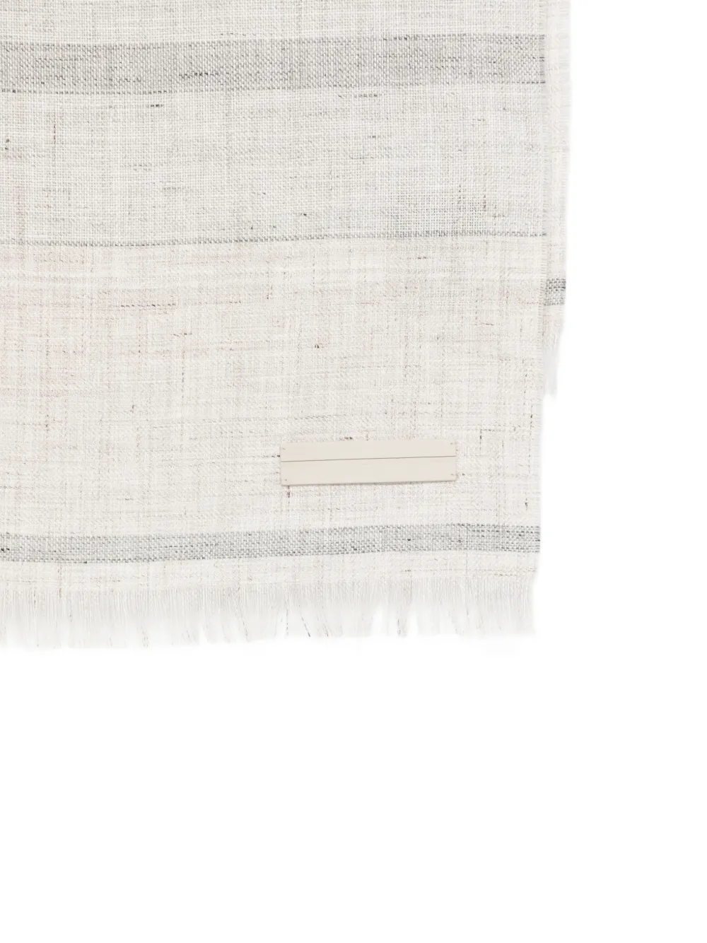Striped Fringe Scarf