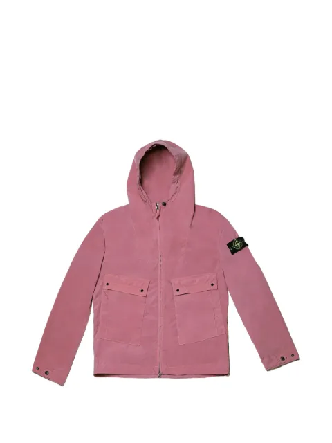 Stone Island hooded flap-pocket jacket