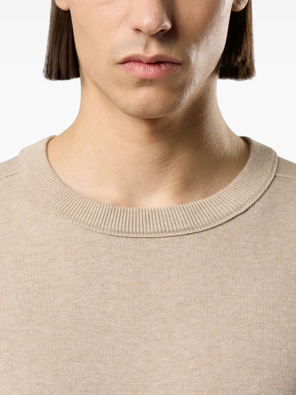 Stone Island Trui met ronde hals en patch Grijs