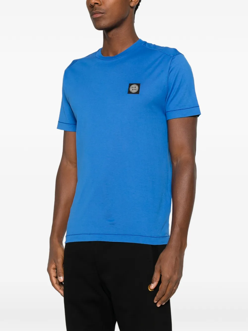 Stone Island 2100027 60 2 katoenen jersey T-shirt Blauw
