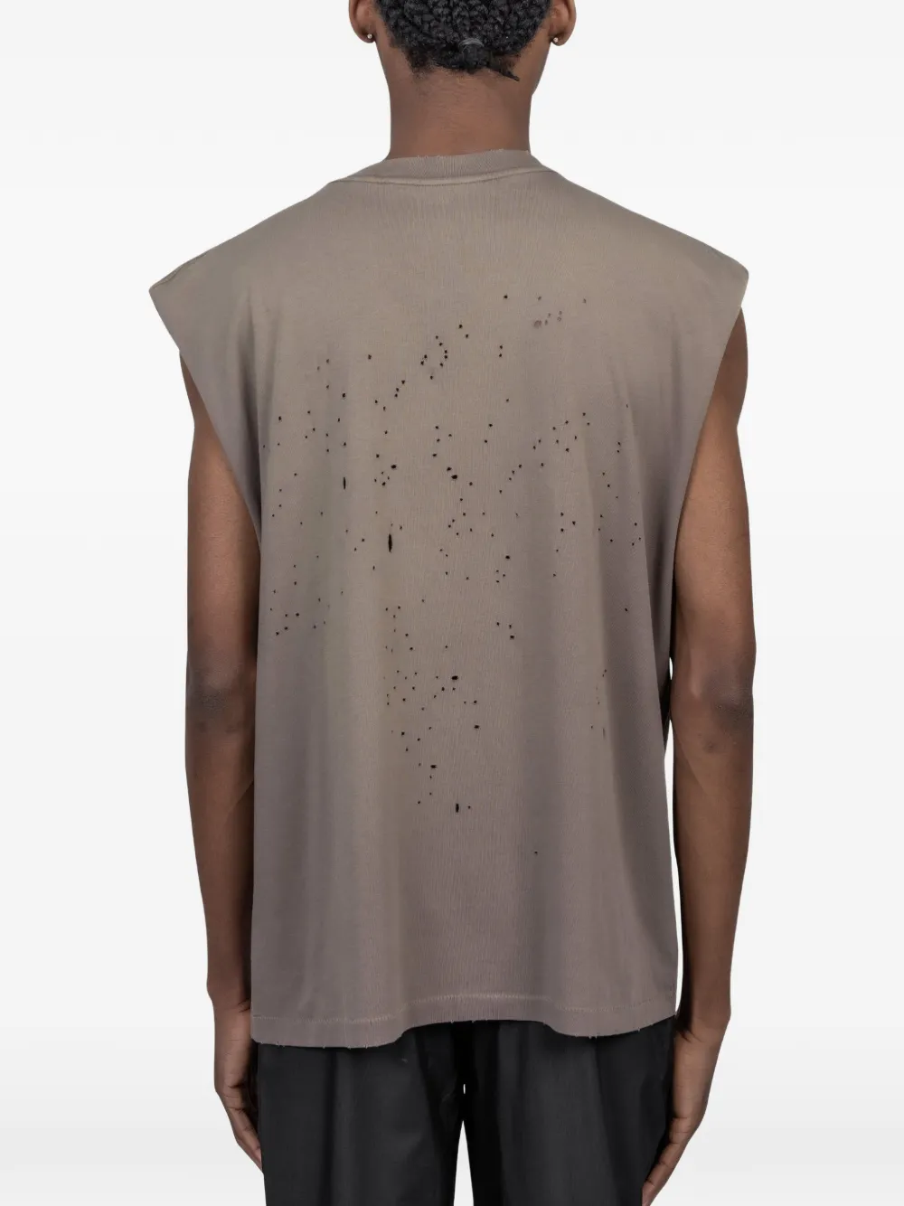  Satisfy Logo-print Tank Top - Neutrals 
