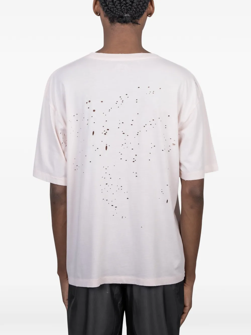  Satisfy Distressed T-shirt - White 