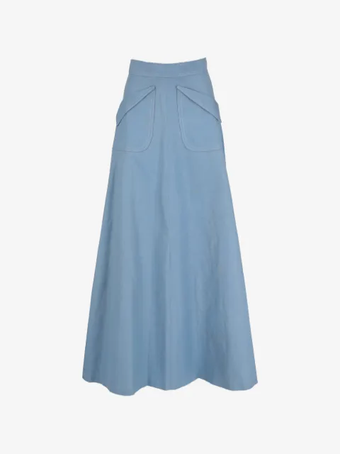 Vintage jupe longue à détail de poche