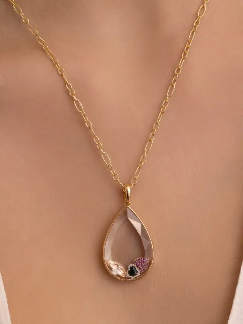 Loquet Black Eclipse diamond charm